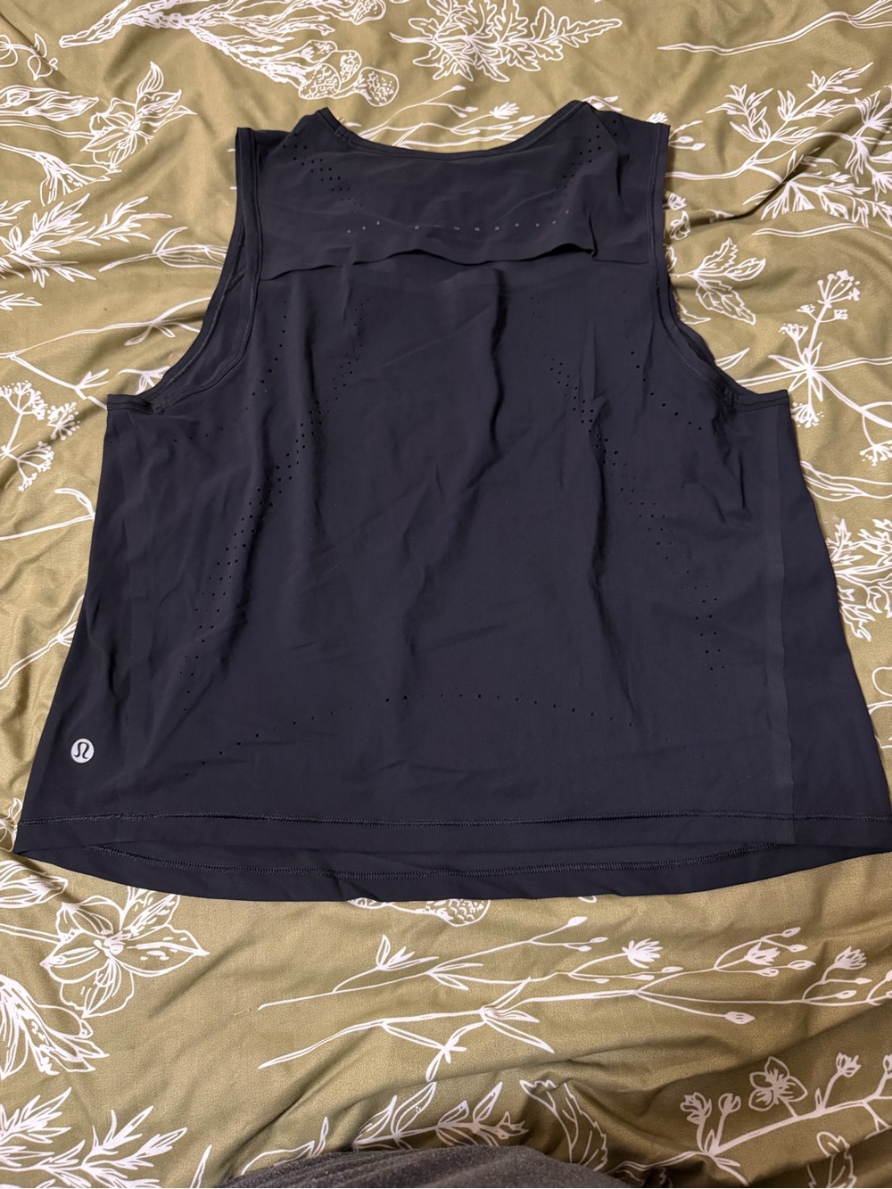 lululemon athletica Black Laser-Cut Performance Tank